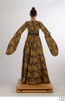  Photos Woman in Historical Dress 14 15th century Brown dress Medieval Clothing a poses whole body 0005.jpg